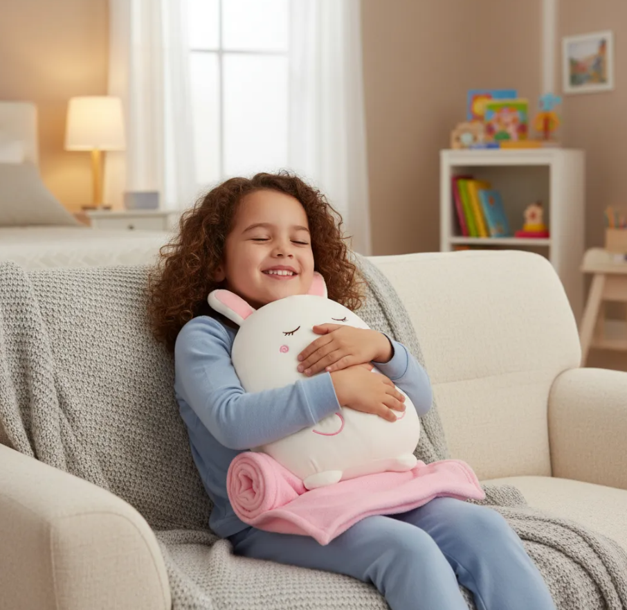 PELUCHE CON COBIJA REGALO NIÑOS